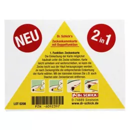 ZECKENKAMMKARTE, 1 St