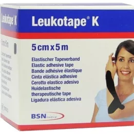 LEUKOTAPE K 5 cm schwarz, 1 St