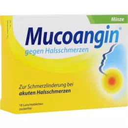 MUCOANGIN Minze 20 mg Lutschtabletten, 18 St