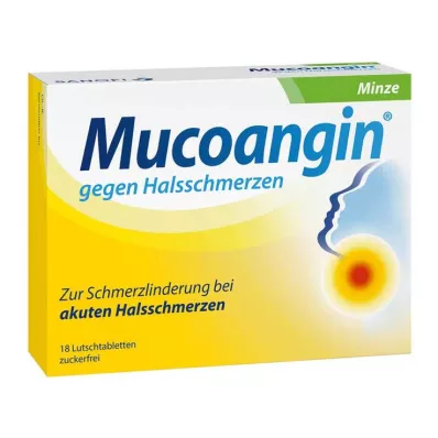 MUCOANGIN Minze 20 mg Lutschtabletten, 18 St