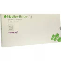 MEPILEX Border Ag Schaumverb.10x20 cm steril, 5 St