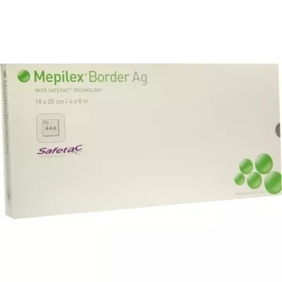 MEPILEX Border Ag Schaumverb.10x20 cm steril, 5 St