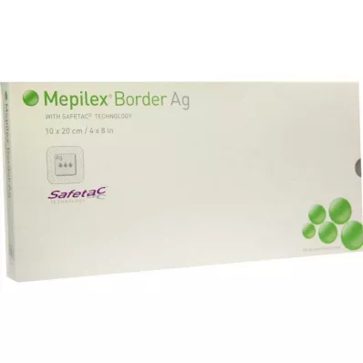 MEPILEX Border Ag Schaumverb.10x20 cm steril, 5 St