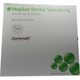 MEPILEX Border Sacrum Ag Schaumverb.20x20 cm ster., 5 St