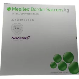MEPILEX Border Sacrum Ag Schaumverb.20x20 cm ster., 5 St