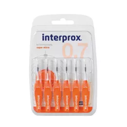 INTERPROX super micro orange Interdentalb.Blis, 6 St
