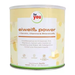 FOR YOU eiweiß power Vanille Pulver, 750 g