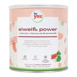 FOR YOU eiweiß power Erdbeere Pulver, 750 g