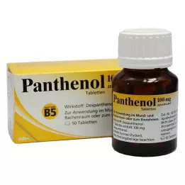 PANTHENOL 100 mg Jenapharm Tabletten, 50 St