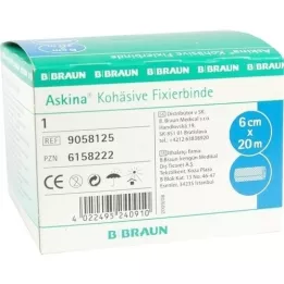 ASKINA Fixierbinde kohäsiv 6 cmx20 m, 1 St