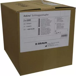 ASKINA Schlinggazetupfer pflaumengr.unsteril, 2X500 St