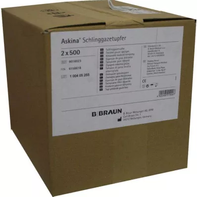 ASKINA Schlinggazetupfer pflaumengr.unsteril, 2X500 St