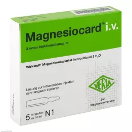 MAGNESIOCARD i.v. Injektionslösung, 5X10 ml
