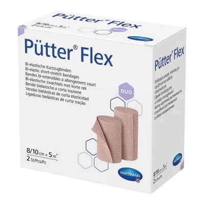 PÜTTER Flex Duo Binde 8/10 cmx5 m, 2 St