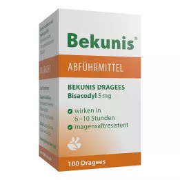 BEKUNIS Dragees Bisacodyl 5 mg magensaftres.Tabl., 100 St