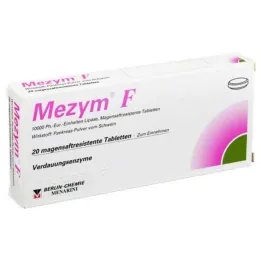 MEZYM F magensaftresistente Tabletten, 20 St