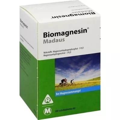 BIOMAGNESIN Madaus Lutschtabletten, 200 St