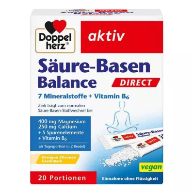 DOPPELHERZ Säure-Basen Balance DIRECT Pellets, 20 St