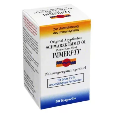 SCHWARZKÜMMELÖL Immerfit Kapseln, 50 St SCHWARZKÜMMELÖL Immerfit Kapseln, 50 St
