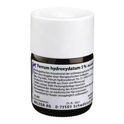 FERRUM HYDROXYDATUM 5% Trituration, 50 g