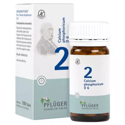 BIOCHEMIE Pflüger 2 Calcium phosphoricum D 6 Tabl., 100 St