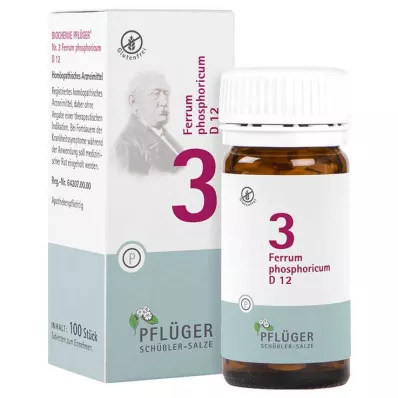 BIOCHEMIE Pflüger 3 Ferrum phosphoricum D 12 Tabl., 100 St