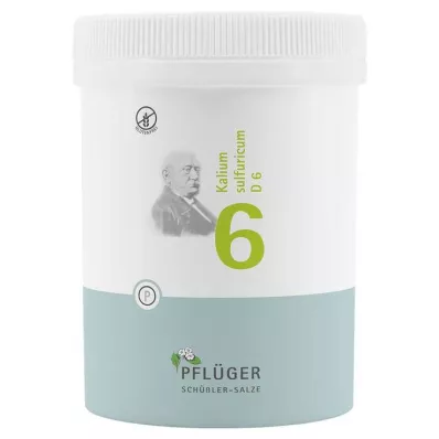 BIOCHEMIE Pflüger 6 Kalium sulfuricum D 6 Tabl., 1000 St BIOCHEMIE Pflüger 6 Kalium sulfuricum D 6 Tabl., 1000 St
