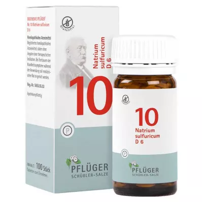 BIOCHEMIE Pflüger 10 Natrium sulfuricum D 6 Tabl., 100 St