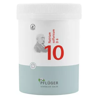 BIOCHEMIE Pflüger 10 Natrium sulfuricum D 6 Tabl., 1000 St BIOCHEMIE Pflüger 10 Natrium sulfuricum D 6 Tabl., 1000 St