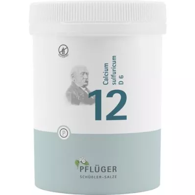 BIOCHEMIE Pflüger 12 Calcium sulfuricum D 6 Tabl., 1000 St