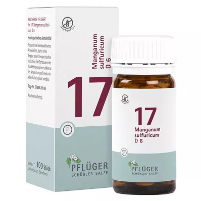 BIOCHEMIE Pflüger 17 Manganum sulfuricum D 6 Tabl., 100 St