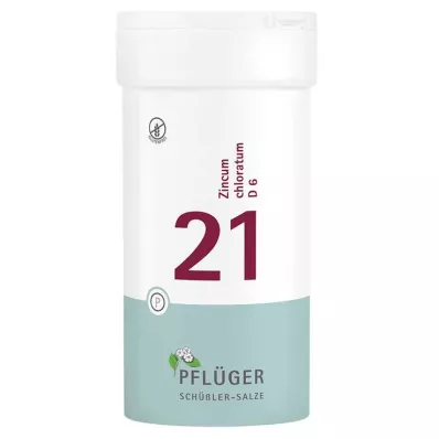 BIOCHEMIE Pflüger 21 Zincum chloratum D 6 Tabl., 400 St BIOCHEMIE Pflüger 21 Zincum chloratum D 6 Tabl., 400 St