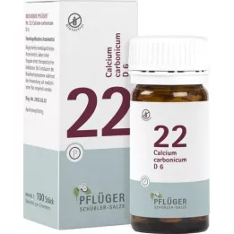 BIOCHEMIE Pflüger 22 Calcium carbonicum D 6 Tabl., 100 St