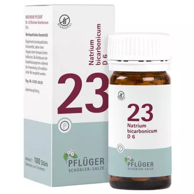 BIOCHEMIE Pflüger 23 Natrium bicarbonicum D 6 Tab., 100 St