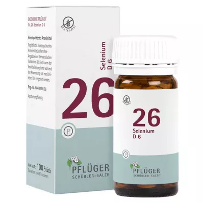 BIOCHEMIE Pflüger 26 Selenium D 6 Tabletten, 100 St BIOCHEMIE Pflüger 26 Selenium D 6 Tabletten, 100 St
