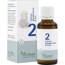 BIOCHEMIE Pflüger 2 Calcium phosphoricum D 6 Tro., 30 ml