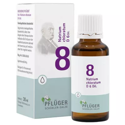 BIOCHEMIE Pflüger 8 Natrium chloratum D 6 Tropfen, 30 ml
