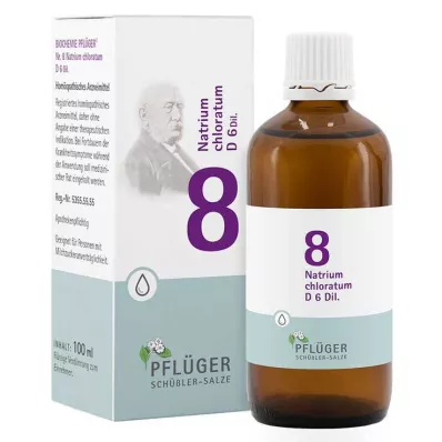 BIOCHEMIE Pflüger 8 Natrium chloratum D 6 Tropfen, 100 ml BIOCHEMIE Pflüger 8 Natrium chloratum D 6 Tropfen, 100 ml