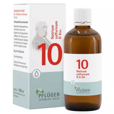 BIOCHEMIE Pflüger 10 Natrium sulfuricum D 6 Tropf., 100 ml