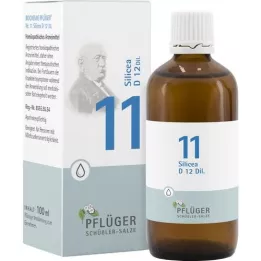 BIOCHEMIE Pflüger 11 Silicea D 12 Tropfen, 100 ml