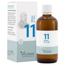 BIOCHEMIE Pflüger 11 Silicea D 12 Tropfen, 100 ml