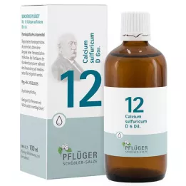 BIOCHEMIE Pflüger 12 Calcium sulfuricum D 6 Tropf., 100 ml