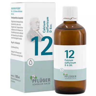 BIOCHEMIE Pflüger 12 Calcium sulfuricum D 6 Tropf., 100 ml