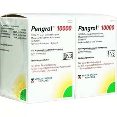 PANGROL 10.000 Hartkps.m.magensaftr.überz.Pell., 200 St