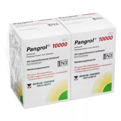 PANGROL 10.000 Hartkps.m.magensaftr.überz.Pell., 200 St
