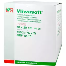 VLIWASOFT Vlieskompressen 10x20 cm steril 4l., 150 St