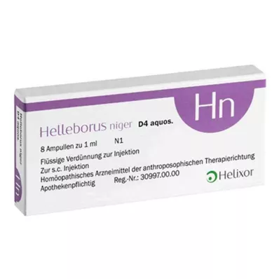 HELLEBORUS NIGER D 4 aquos.Ampullen, 8 St