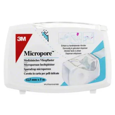 MICROPORE Vliespfl.1,25 cmx5 m m.Abr.1530NP-0SD, 1 St