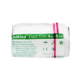 ASKINA Elast Fine Binde 6 cmx4 m cellophaniert, 1 St