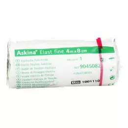 ASKINA Elast Fine Binde 8 cmx4 m cellophaniert, 1 St